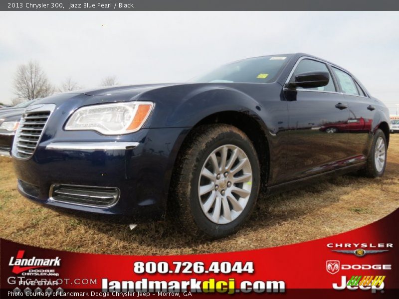 Jazz Blue Pearl / Black 2013 Chrysler 300