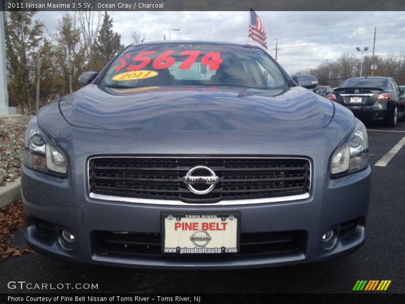 Ocean Gray / Charcoal 2011 Nissan Maxima 3.5 SV