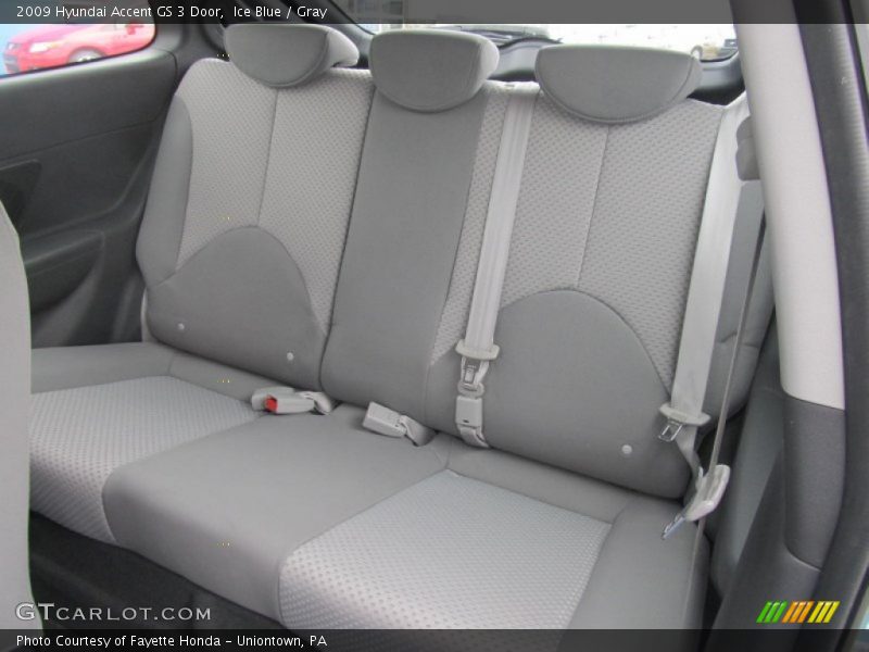 Rear Seat of 2009 Accent GS 3 Door