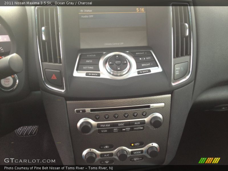 Ocean Gray / Charcoal 2011 Nissan Maxima 3.5 SV