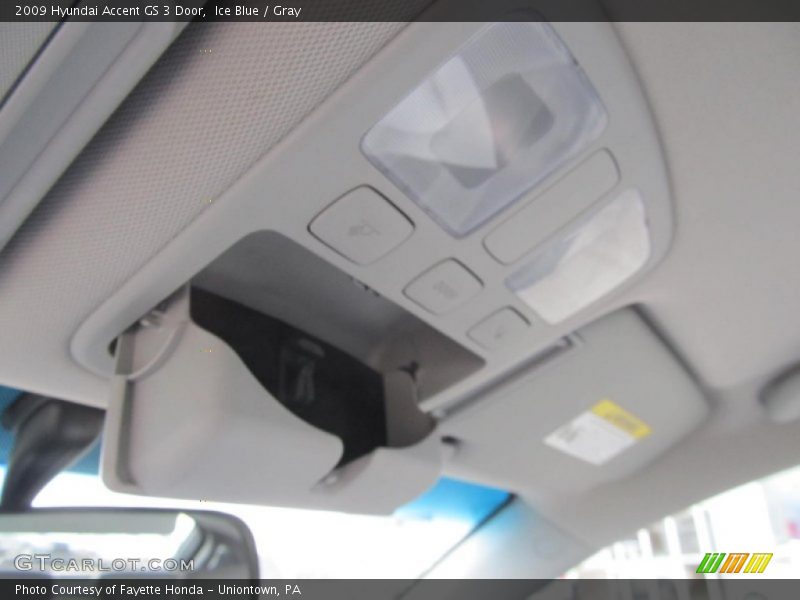 Ice Blue / Gray 2009 Hyundai Accent GS 3 Door