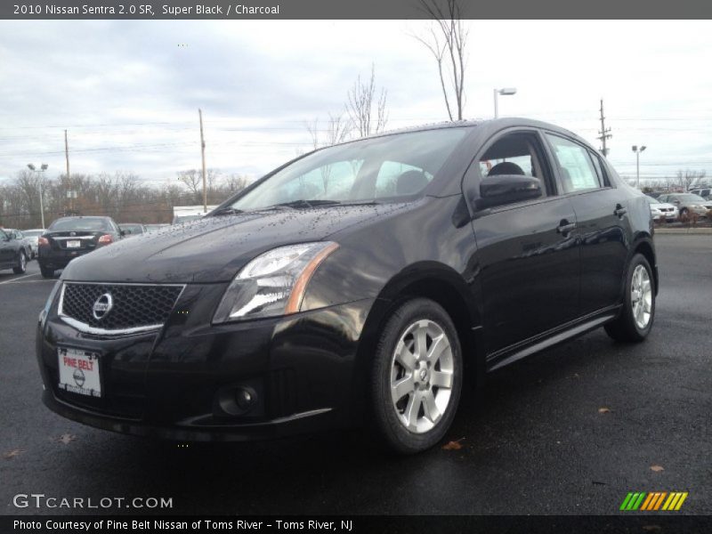 Super Black / Charcoal 2010 Nissan Sentra 2.0 SR