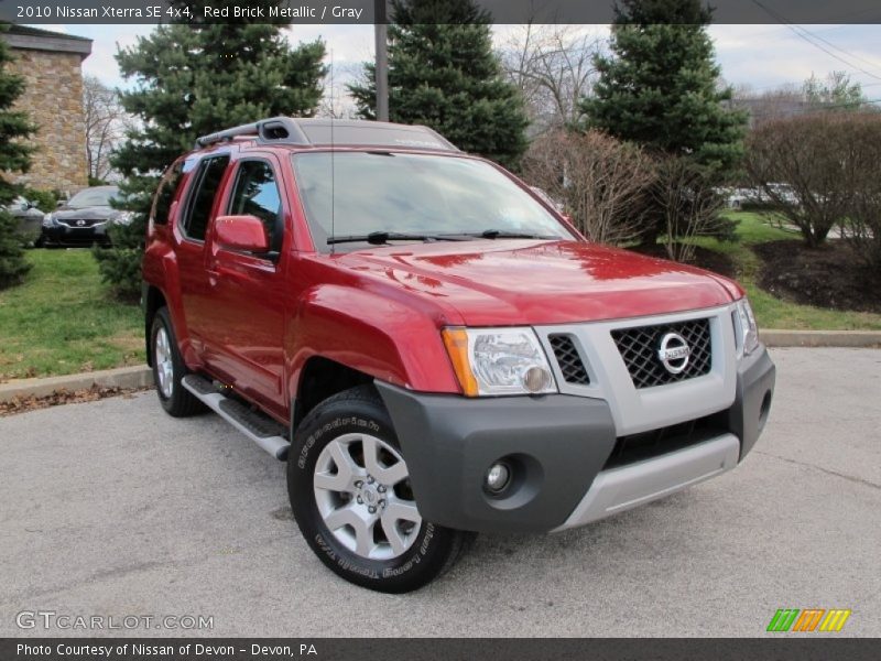 Red Brick Metallic / Gray 2010 Nissan Xterra SE 4x4
