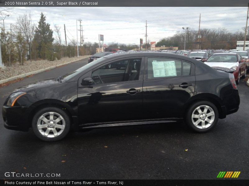 Super Black / Charcoal 2010 Nissan Sentra 2.0 SR