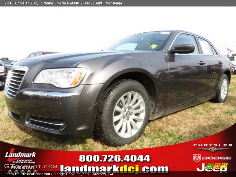 Granite Crystal Metallic / Black/Light Frost Beige 2013 Chrysler 300