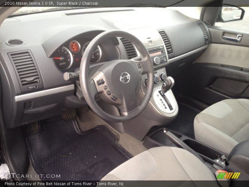 Super Black / Charcoal 2010 Nissan Sentra 2.0 SR