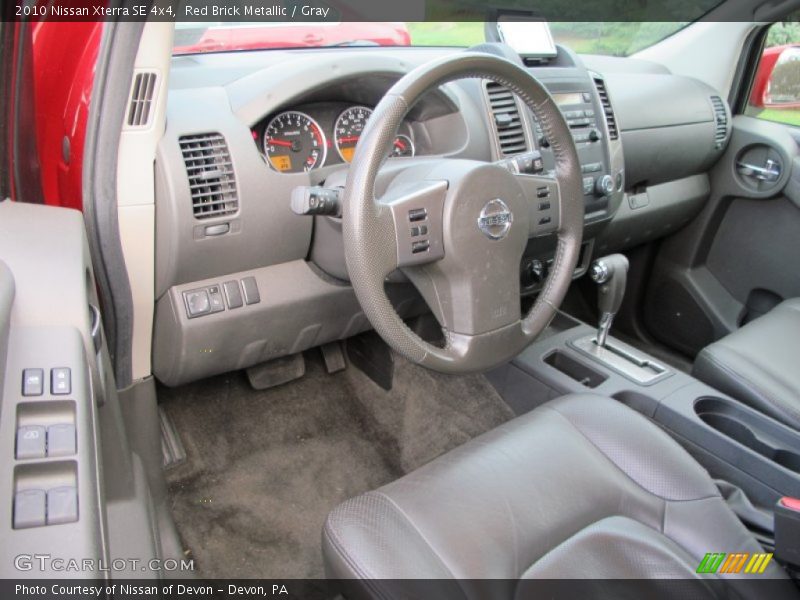 Red Brick Metallic / Gray 2010 Nissan Xterra SE 4x4