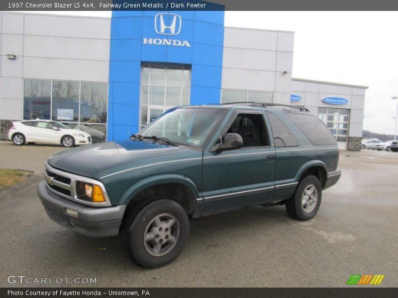 Fairway Green Metallic / Dark Pewter 1997 Chevrolet Blazer LS 4x4