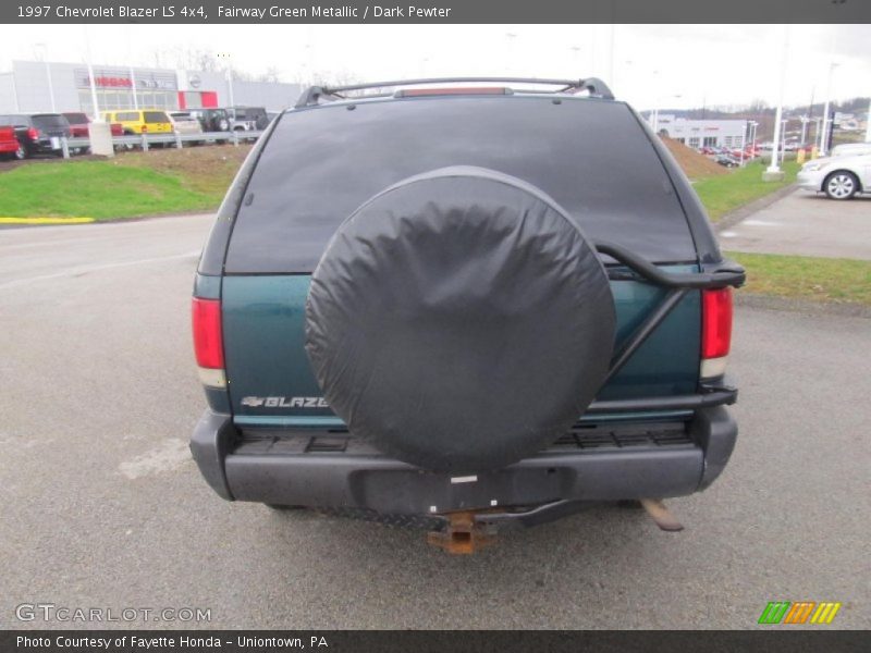 Fairway Green Metallic / Dark Pewter 1997 Chevrolet Blazer LS 4x4