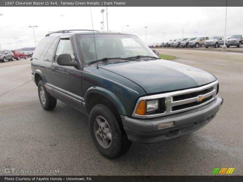 Fairway Green Metallic / Dark Pewter 1997 Chevrolet Blazer LS 4x4