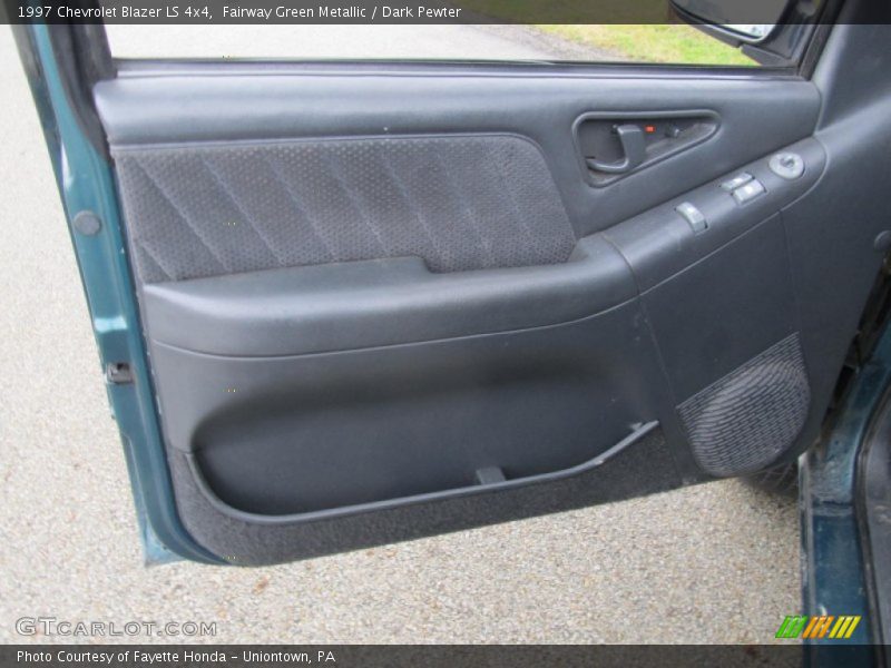 Fairway Green Metallic / Dark Pewter 1997 Chevrolet Blazer LS 4x4