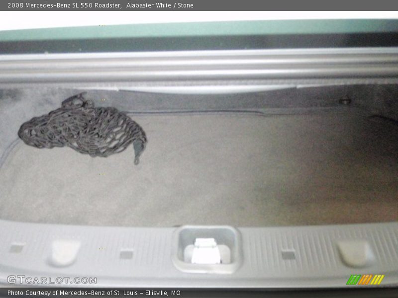 Alabaster White / Stone 2008 Mercedes-Benz SL 550 Roadster