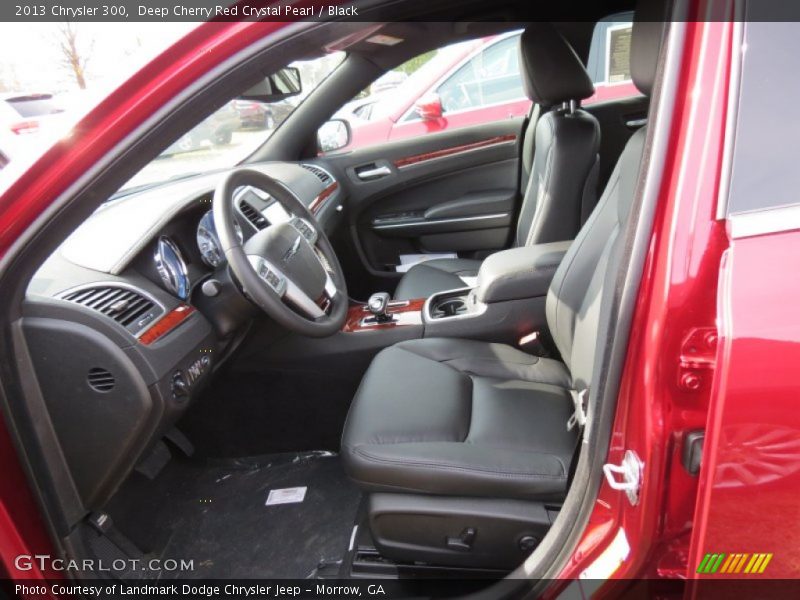 Deep Cherry Red Crystal Pearl / Black 2013 Chrysler 300