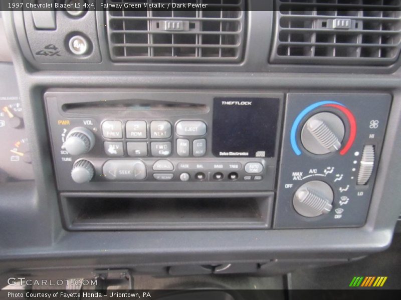 Controls of 1997 Blazer LS 4x4