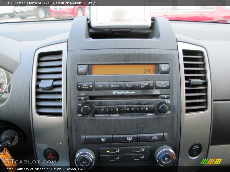 Controls of 2010 Xterra SE 4x4