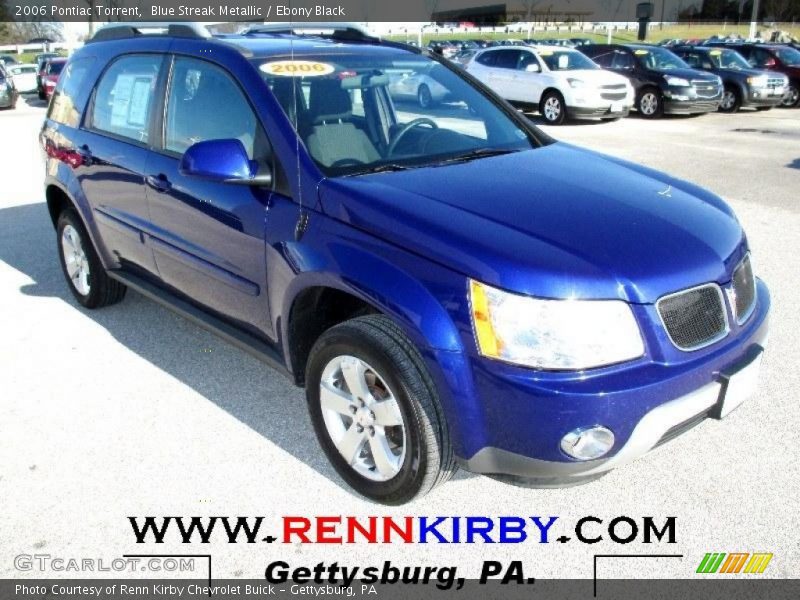 Blue Streak Metallic / Ebony Black 2006 Pontiac Torrent