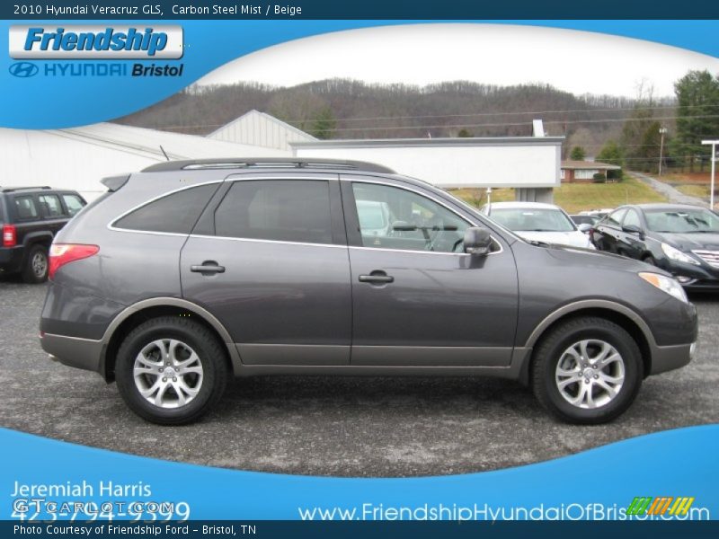 Carbon Steel Mist / Beige 2010 Hyundai Veracruz GLS