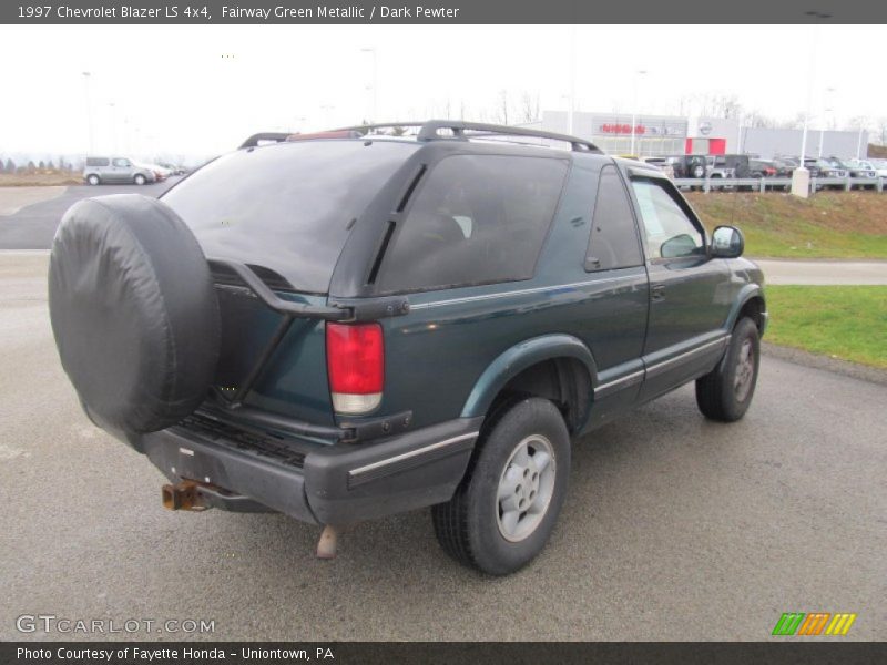 Fairway Green Metallic / Dark Pewter 1997 Chevrolet Blazer LS 4x4