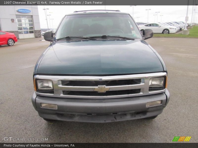 Fairway Green Metallic / Dark Pewter 1997 Chevrolet Blazer LS 4x4