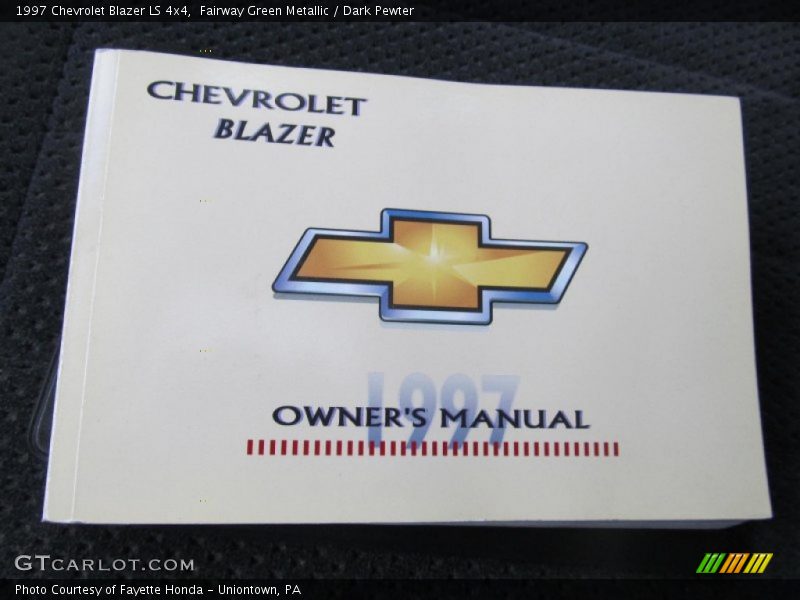 Fairway Green Metallic / Dark Pewter 1997 Chevrolet Blazer LS 4x4