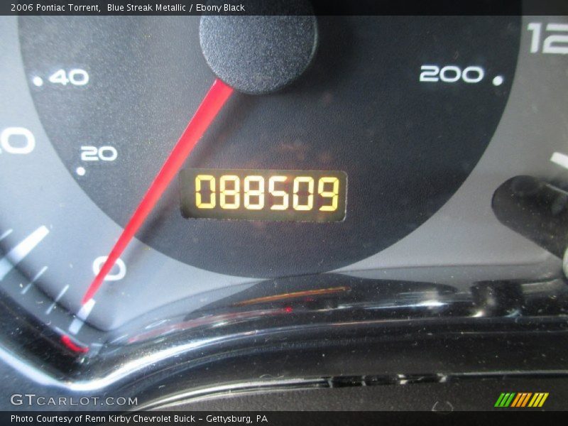 Blue Streak Metallic / Ebony Black 2006 Pontiac Torrent