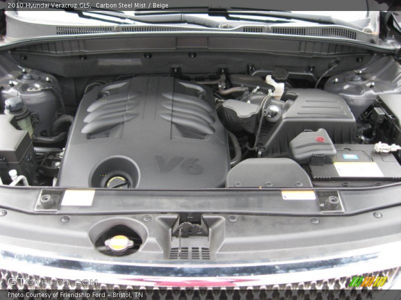 Carbon Steel Mist / Beige 2010 Hyundai Veracruz GLS