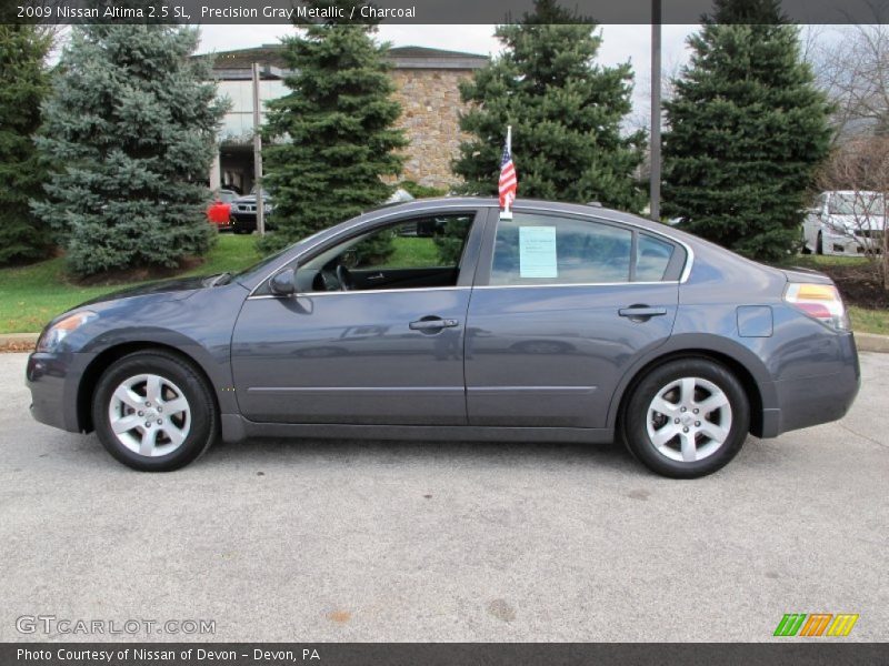 Precision Gray Metallic / Charcoal 2009 Nissan Altima 2.5 SL