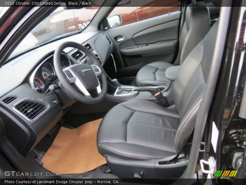 Black / Black 2013 Chrysler 200 Limited Sedan