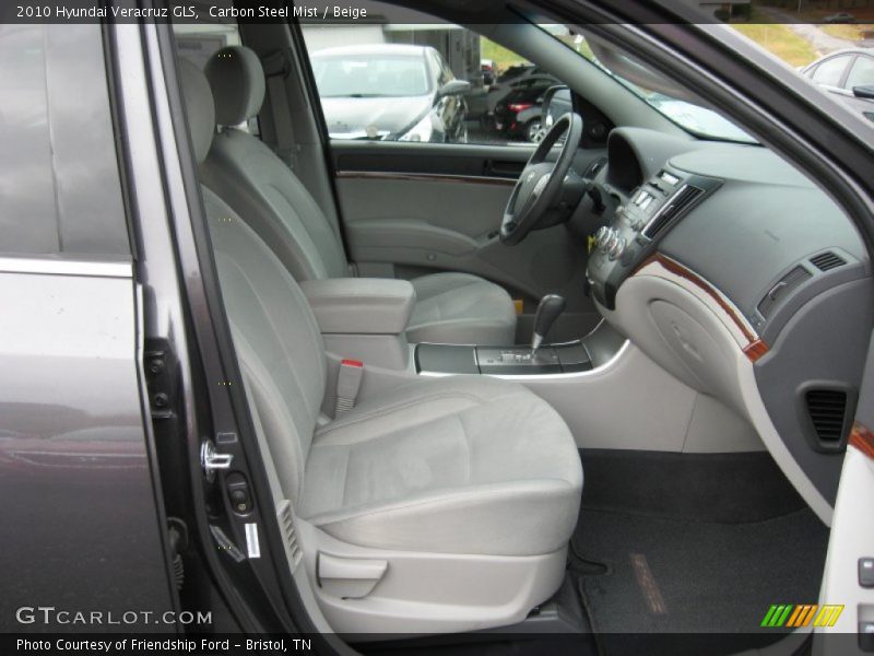 Carbon Steel Mist / Beige 2010 Hyundai Veracruz GLS