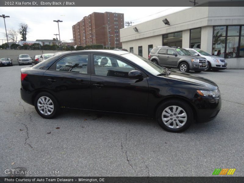 Ebony Black / Black 2012 Kia Forte EX
