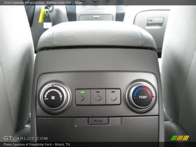 Carbon Steel Mist / Beige 2010 Hyundai Veracruz GLS