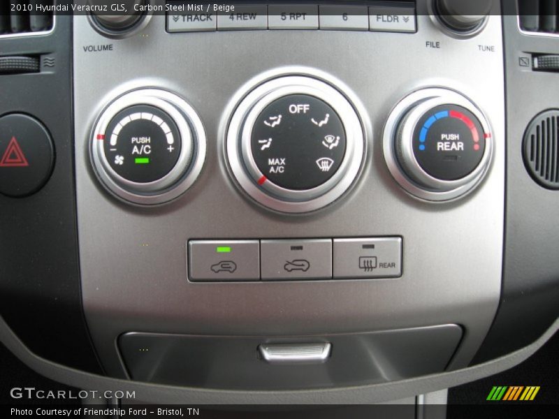 Carbon Steel Mist / Beige 2010 Hyundai Veracruz GLS