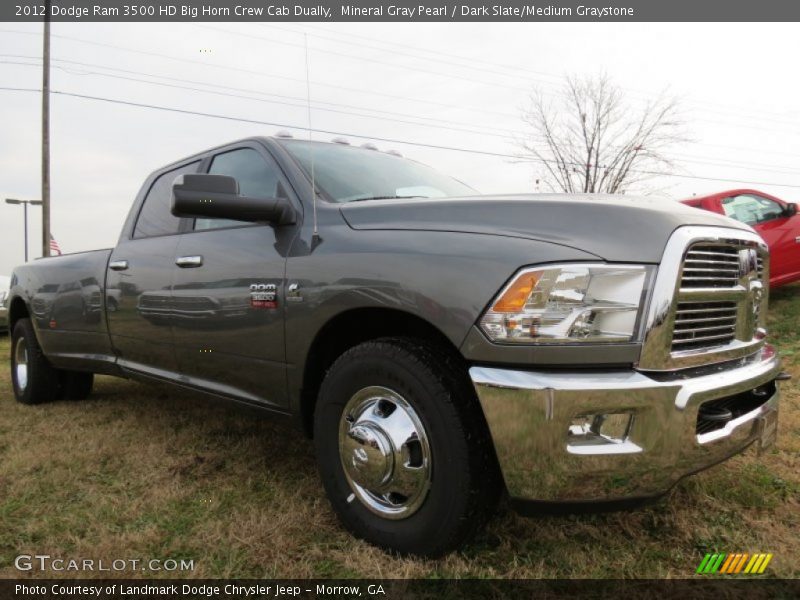 Mineral Gray Pearl / Dark Slate/Medium Graystone 2012 Dodge Ram 3500 HD Big Horn Crew Cab Dually