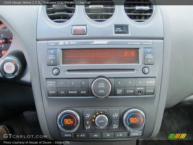 Precision Gray Metallic / Charcoal 2009 Nissan Altima 2.5 SL