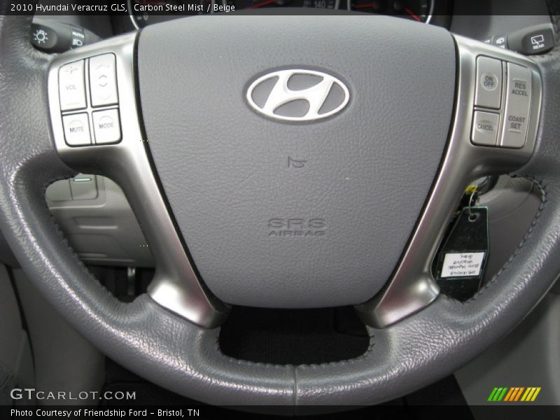 Carbon Steel Mist / Beige 2010 Hyundai Veracruz GLS