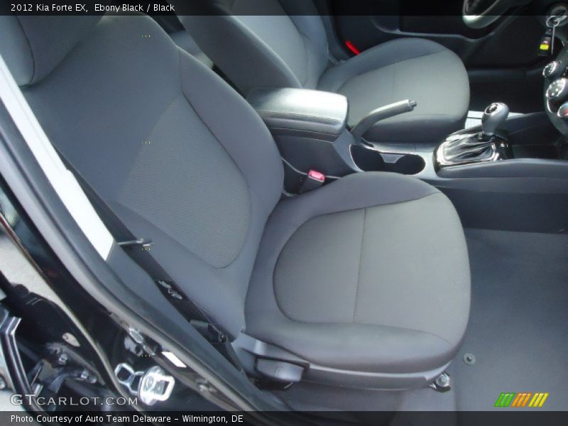 Ebony Black / Black 2012 Kia Forte EX
