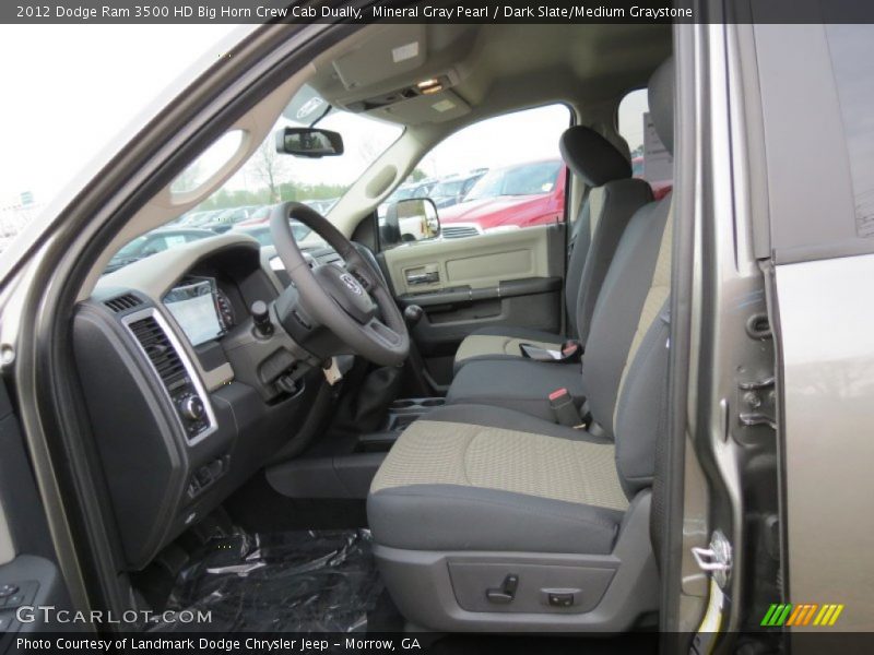 Mineral Gray Pearl / Dark Slate/Medium Graystone 2012 Dodge Ram 3500 HD Big Horn Crew Cab Dually