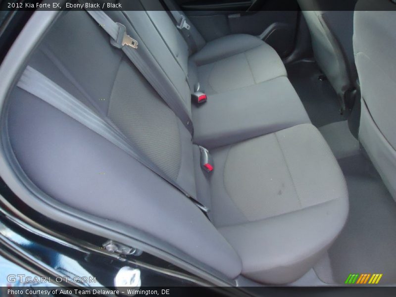 Ebony Black / Black 2012 Kia Forte EX