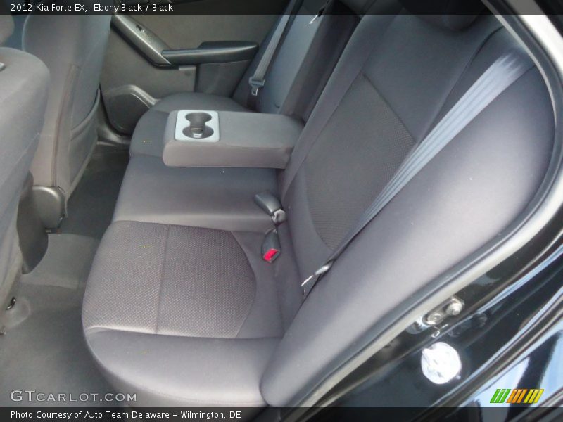 Ebony Black / Black 2012 Kia Forte EX