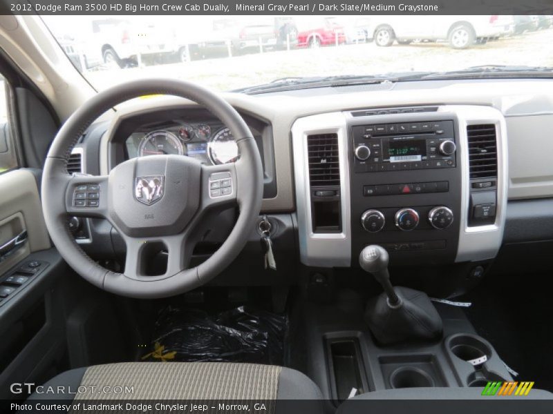 Mineral Gray Pearl / Dark Slate/Medium Graystone 2012 Dodge Ram 3500 HD Big Horn Crew Cab Dually