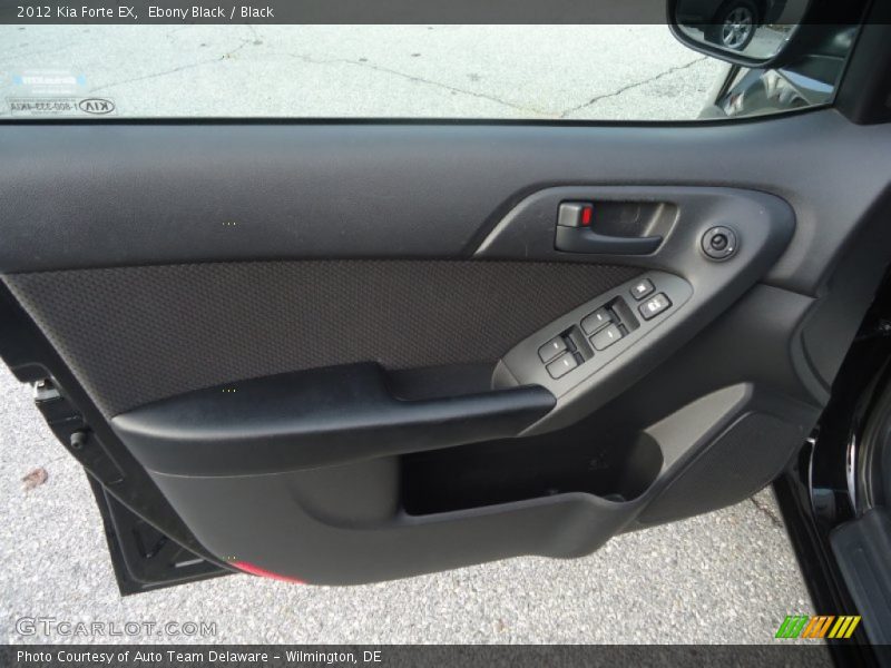 Ebony Black / Black 2012 Kia Forte EX