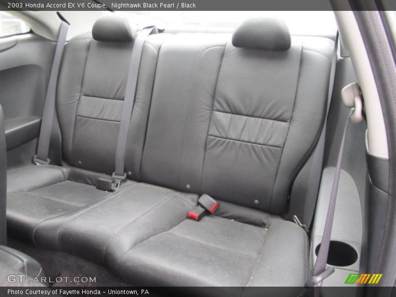 Rear Seat of 2003 Accord EX V6 Coupe