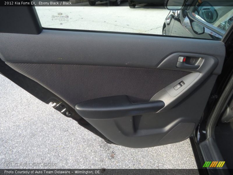 Ebony Black / Black 2012 Kia Forte EX