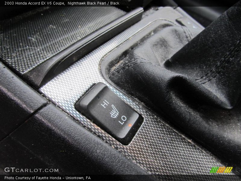 Nighthawk Black Pearl / Black 2003 Honda Accord EX V6 Coupe