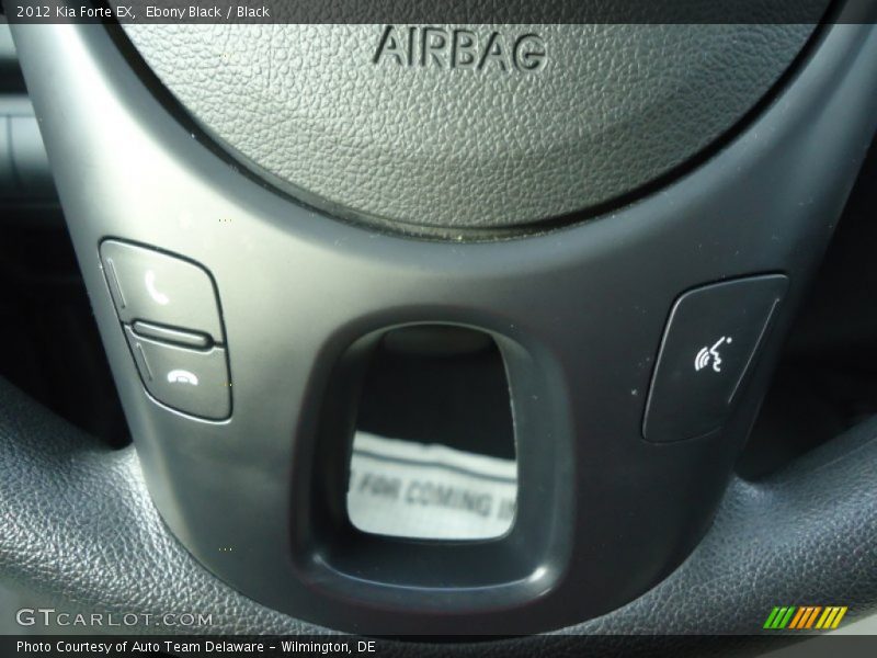 Ebony Black / Black 2012 Kia Forte EX