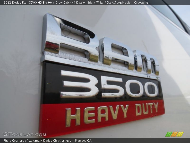  2012 Ram 3500 HD Big Horn Crew Cab 4x4 Dually Logo