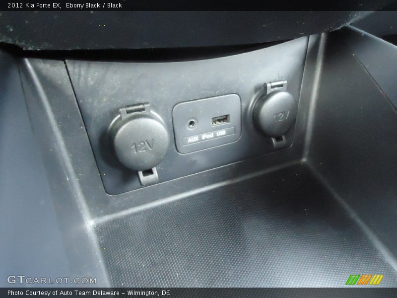 Ebony Black / Black 2012 Kia Forte EX