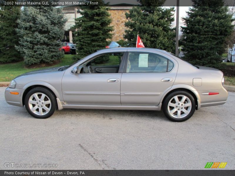 Sterling Mist Metallic / Frost 2002 Nissan Maxima GLE