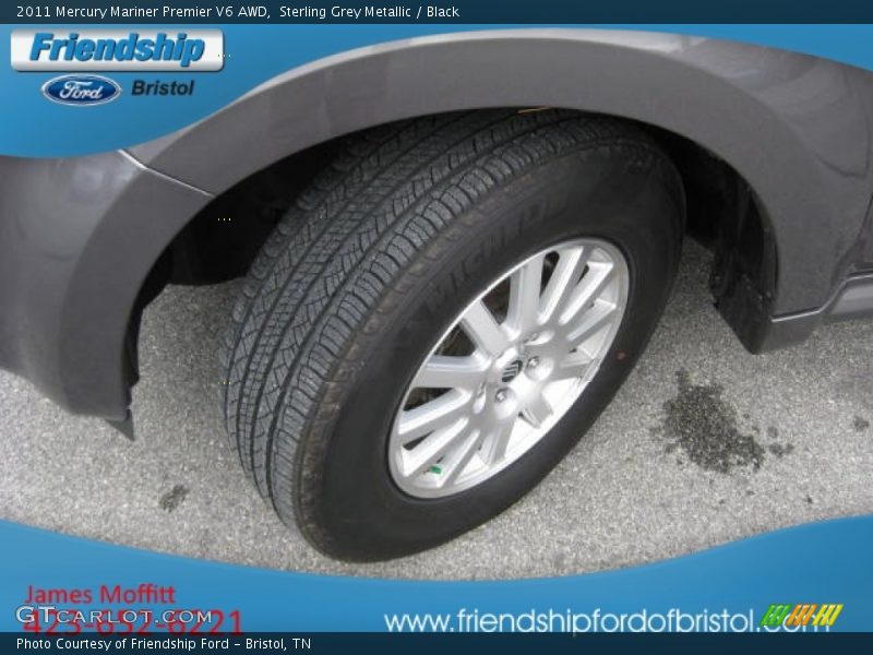 Sterling Grey Metallic / Black 2011 Mercury Mariner Premier V6 AWD
