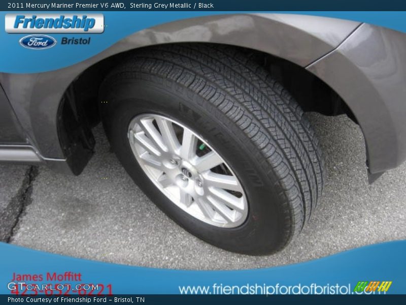 Sterling Grey Metallic / Black 2011 Mercury Mariner Premier V6 AWD
